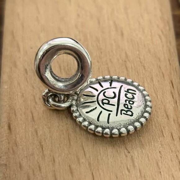 Pandora Authentic Florida Panama City Beach Sun Charm, S925 Silver Bracelets - Picture 3 of 4
